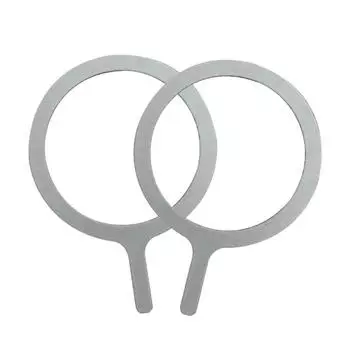 Кольцо-наклейка для магнитного кольца беспроводной зарядки Magsafe для iPhone 15/14(Серебряный