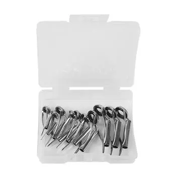 Кольцо направляющее для удочки, сменное верхнее кольцо для рыболовных снастей (10 шт)