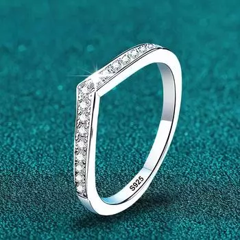 Кольцо NeeTim с муассанитом из стерлингового серебра 925 пробы с покрытием из белого золота, полностью бриллиантовое обручальное кольцо для невесты и помолвки для женщин 6&US Size