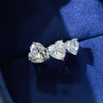 Кольцо Niche Design Love-connected женское супер-флеш цирконовое кольцо Light Luxury No. 6