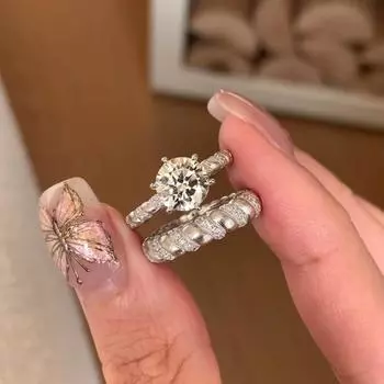 Кольцо Niche Design Sense Zircon Twist Ring для женщин в античном стиле, уникальное, элегантное, изысканное, универсальное