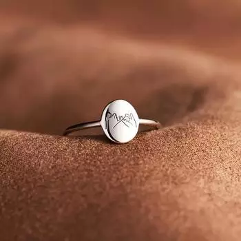 Кольцо-обещание из стерлингового серебра 925 пробы для женщин, друзей, пар. Простые забавные кольца. Подарки на день рождения. Модная бижутерия 6 серебряный