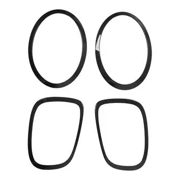 Кольцо отделки фар и окантовка заднего фонаря 51712285495 Узор из углеродного волокна для S F55 F56 F57