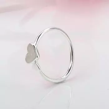 Кольцо Пан из стерлингового серебра 925 пробы, элегантное кольцо с двойным сердцем для женщин, подарок на свадьбу, модные украшения 10