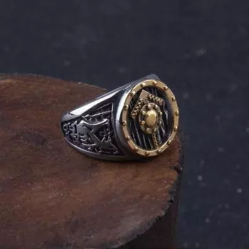 Кольцо-печатка викингов Tyr Signet 7