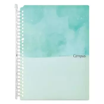 Кольцо-переплет KOKUYO Campus Binder Smart Ring вмещает 60 штук, ограниченный тираж, B5, пастельно-голубой, 26 отверстий, Lu-SP706-L2B