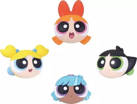 Кольцо персонажа Powerpuff Girls, все 4 типа, набор игрушек Gacha Capsule