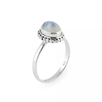 Кольцо-подарок с лунным камнем из стерлингового серебра 925 пробы, уникальное кольцо, рождественский подарок 6