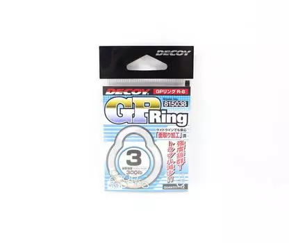 Кольцо-приманка R-6 GP Супер прочные и маленькие сплошные кольца Размер 3 (5038)