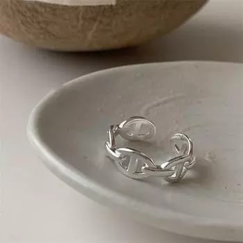 Кольцо Retro Seiko Pig Nose Open Ring — элегантная, не выцветающая, универсальная мода для женщин Adjustable opening