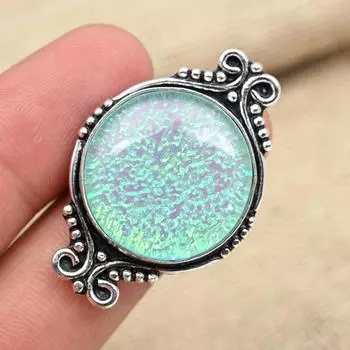 Кольцо ручной работы из стерлингового серебра 925 пробы с австралийским синим тройным опалом, дизайнерские ювелирные изделия 4 синий