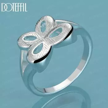 Кольцо с бабочкой из стерлингового серебра 925 пробы и цирконием AAA, модные свадебные украшения 7#