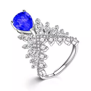 Кольцо с бриллиантом «Крылья ангела» Feel High Carbon Diamond