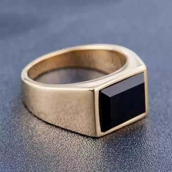 Кольцо с черным ониксом, кольцо из стерлингового серебра 925 пробы, кольцо, украшения ручной работы, кольцо с камнем, обручальное кольцо, мужское кольцо 6
