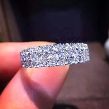 Кольцо с цирконием, женские стильные женские аксессуары для вечеринок, универсальное повседневное носимое кольцо на палец для девочек, подарки, роскошные ювелирные изделия 7