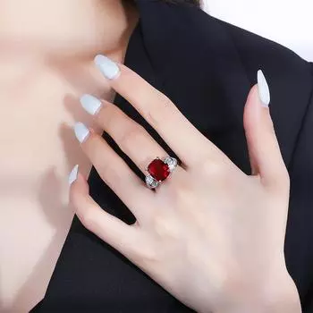 Кольцо с цирконом цвета Параиба, имитация натурального изумрудного циркона, кольцо с инкрустацией в стиле ретро, кольцо с цирконом