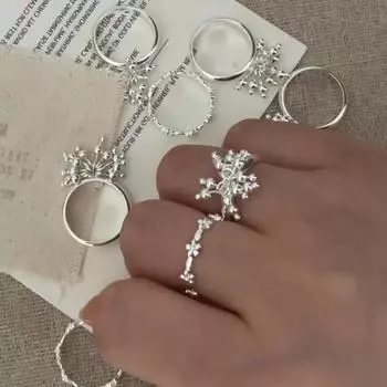 Кольцо с цветком в стиле фейерверк Design Sense, женское, легкое, роскошное, изысканное, ретро, элегантное, модное, индивидуальное, трендовое, универсальное кольцо