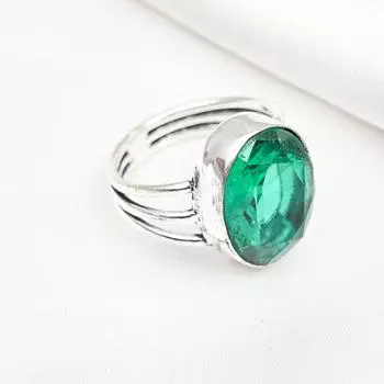 Кольцо с драгоценным камнем индиголит, кольцо из цельного серебра 925 пробы, старинные украшения ручной работы, подарок на День матери 4 зелёный