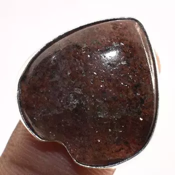 Кольцо с драгоценным камнем Sunstone ручной работы, антикварное ювелирное изделие в подарок на День благодарения 7,75 дюйма z9z03