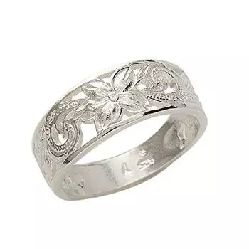 Кольцо с гавайскими украшениями [BreezyIsland] Прозрачное (US8-JP16.5)