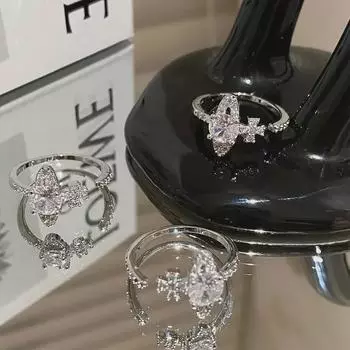 Кольцо с геометрией в стиле корейской моды Planet - элегантное, красочное, эффектное украшение на указательный палец