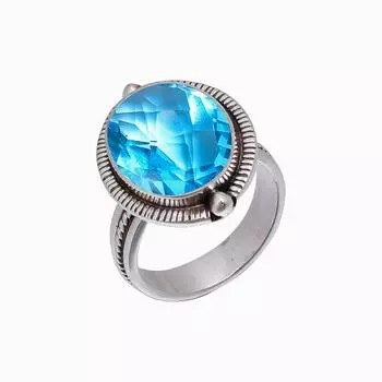 Кольцо с голубым топазом из стерлингового серебра 925 пробы V5123, синее кольцо, овальное кольцо, подарок на День святого Валентина, подарок для нее, подарок на день рождения, украшения ручной работы, серебряные украшения, U