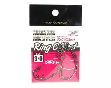 Кольцо с крючком Varivas Hooking Master Worm, размер 3/0 (6168)