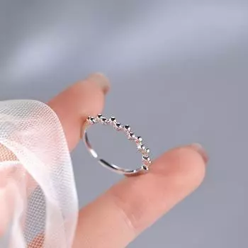 Кольцо с круглой бусиной Wave, женское, легкое, роскошное, нишевое, дизайн Sense Fine, простое, простое, летнее, кольцо-хвост для поездок на работу