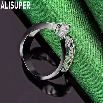 Кольцо с круглым V-образным ... 7#