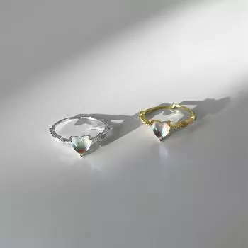 Кольцо с лунным камнем из стерлингового серебра 925 пробы, изысканное женское кольцо с цирконием, легкое роскошное нишевое кольцо высокого класса, новое The opening is adjustable.