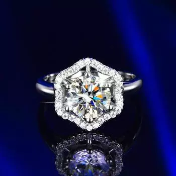 Кольцо с микро-закрепкой в виде муассанита, имитация сердец и стрел, циркон, модное обручальное кольцо 10