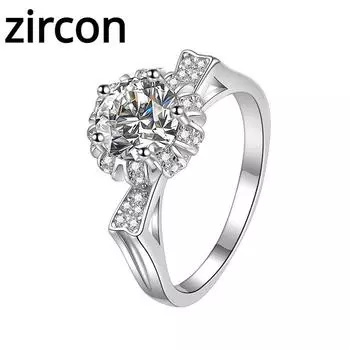 Кольцо с муассанитом цвета D 1 карат, кольцо из стерлингового серебра 925 пробы для женщин, платиновое обручальное кольцо pt950 с розовым покрытием, обручальное кольцо с бриллиантом, подарок для подруги 9