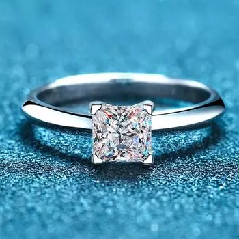 Кольцо с муассанитом, стерлинговое серебро 925 пробы, 1CT 2CT D VVS1, лабораторный бриллиант с GRA, изысканные обручальные кольца для женщин 4