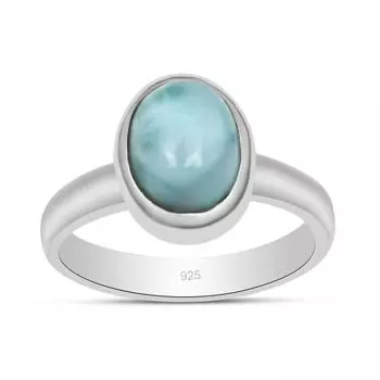 Кольцо с натуральным драгоценным камнем ларимар, серебро 925 пробы, эффектное кольцо, овальный драгоценный камень, ювелирные изделия из колец ручной работы, подарок на Пасху 5 синий