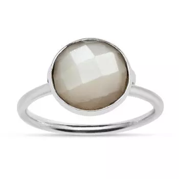 Кольцо с натуральным кошачьим глазом, серебро 925 пробы, кольцо-пасьянс, круглый драгоценный камень, ювелирные изделия ручной работы, подарок на Пасху, размер кольца - 5 5 коричневый