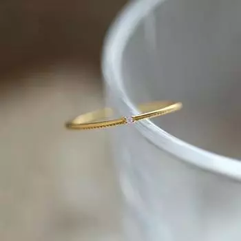 Кольцо с одним бриллиантом из стерлингового серебра 925 пробы, ажурная кромка, браслет с кольцом на указательный палец и хвостом opening adjustable