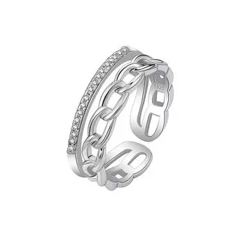 Кольцо с открытой цепочкой, оптовые аксессуары, корейский темперамент, женское многослойное кольцо, красивое кольцо на палец