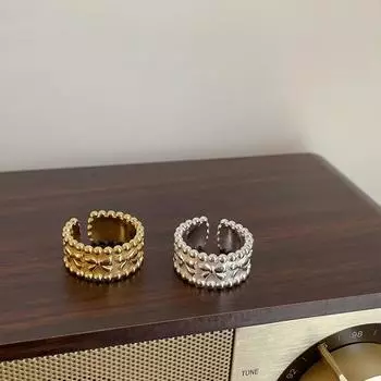 Кольцо с тисненым бантом из матового металла, женское, легкое, роскошное, изысканное, модное, элегантное, индивидуальное, универсальное кольцо