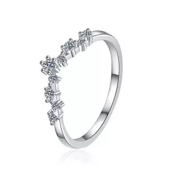 Кольцо «Созвездие» V, модное подарочное кольцо S925, серебряное кольцо с муассанитом, женское кольцо, обручальное кольцо с бриллиантом, обручальное кольцо, подарок для подруги 9