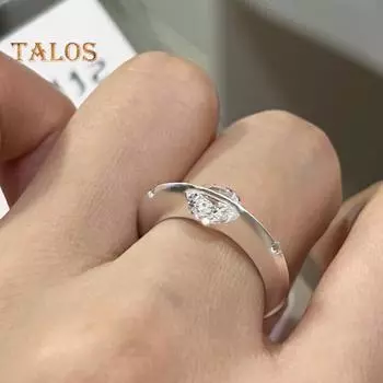 Кольцо-спиннер «Планета беспокойства» в форме планеты с кубическим цирконием, металлическая гладкая поверхность, космическая тема, вращающееся центральное украшение на палец 1pc