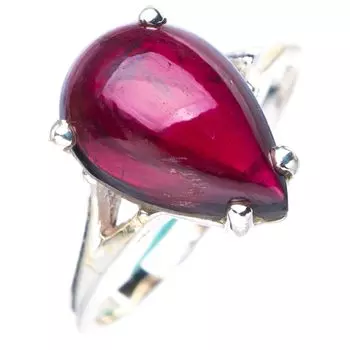 Кольцо StarGems из стерлингового серебра 925 пробы с натуральным аметистом ручной работы 6 E7768