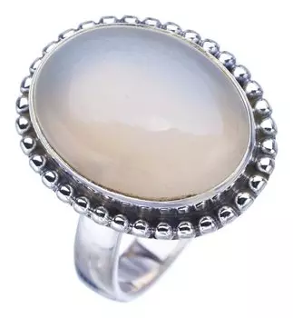 Кольцо StarGems® Natural Cats Eye ручной работы из стерлингового серебра 925 пробы 6,75 F2464