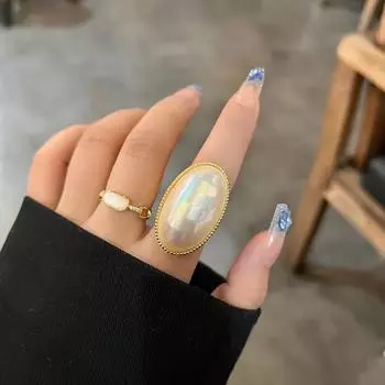 Кольцо «Темперамент», легкая роскошь, высококачественное кольцо, французское элегантное и универсальное открытое кольцо Beimu