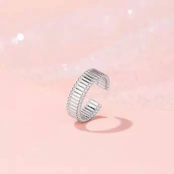 Кольцо Track Ring женское простое Ins Cold Wind нерегулярное геометрическое кольцо на указательный палец модное кольцо для поездок на работу регулируемое