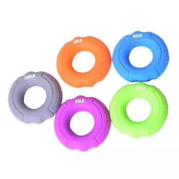 Кольцо-тренажер для захвата пальцев рук, кольцо, зеленое, 20 фунтов 7.5cm