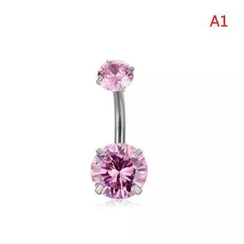 Кольцо в форме сердца для пупка, кольцо для пирсинга пупка, кольцо из нержавеющей стали для пирсинга живота