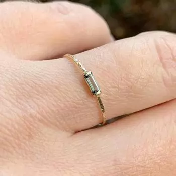 Кольцо в стиле ретро с инкрустацией из кубического циркония, тонкое, составное, полированное, для вечеринки, свадебное кольцо, ювелирное украшение, аксессуар US 6 золотистый