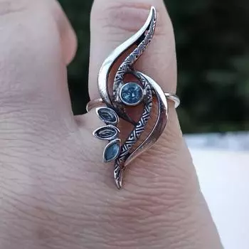 Кольцо в стиле ретро с объемным павлином в этническом стиле Twist Jewelry Lady No. 6