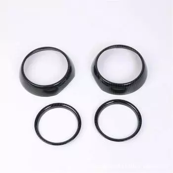 Кольцо воздухозаборника, крышка выхода, корпус из углеродного волокна, наклейка для Mini Cooper