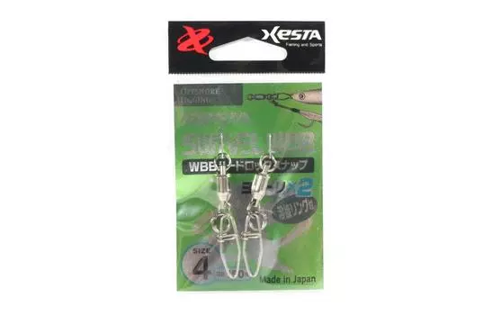 Кольцо Xesta WBB Hard Lock Snap Plus, размер 4, 150 фунтов, 2 шт. (4592)